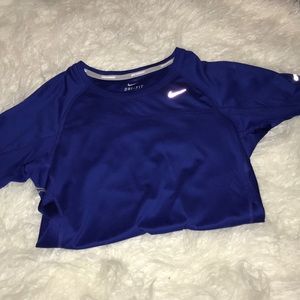 Blue Nike Dri-Fit Shirt